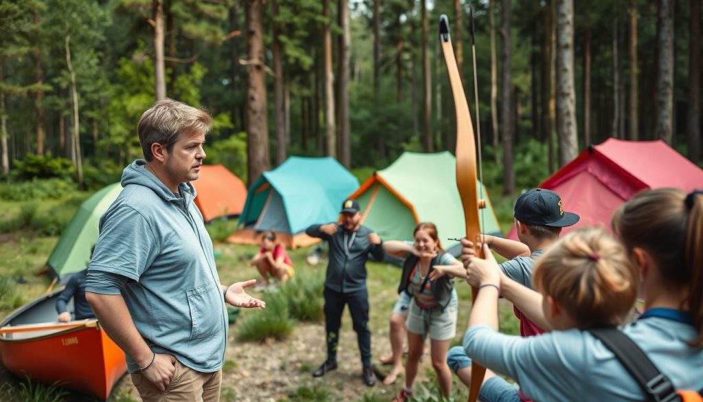 Aktivitetsleiar organiserer sommarleir