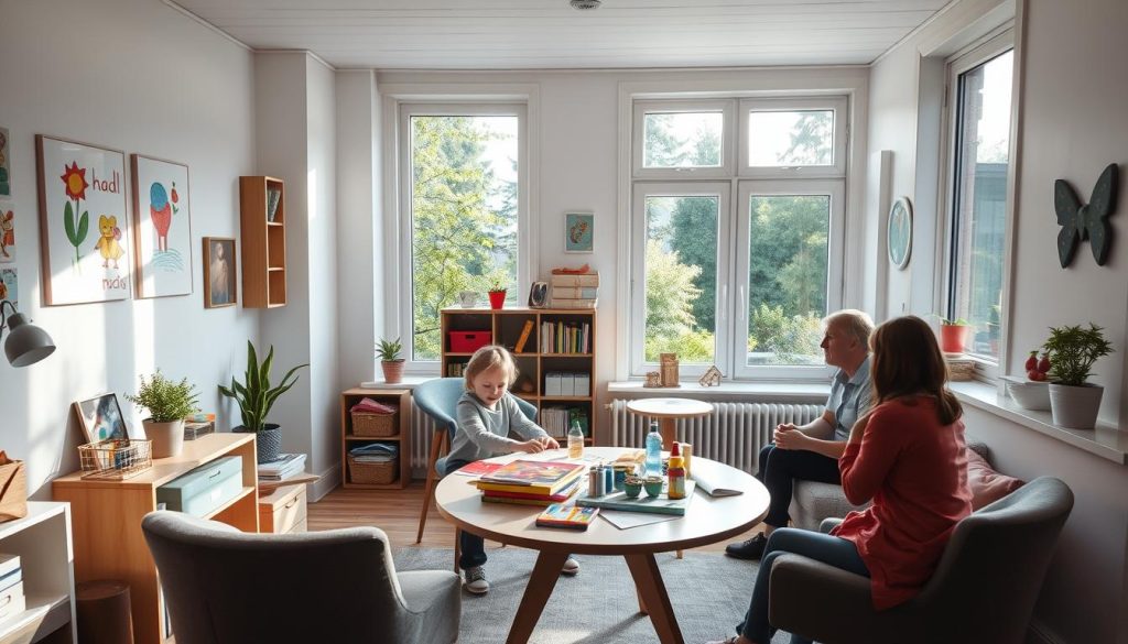 Arbeidsmiljø for barne- og familiekoordinator