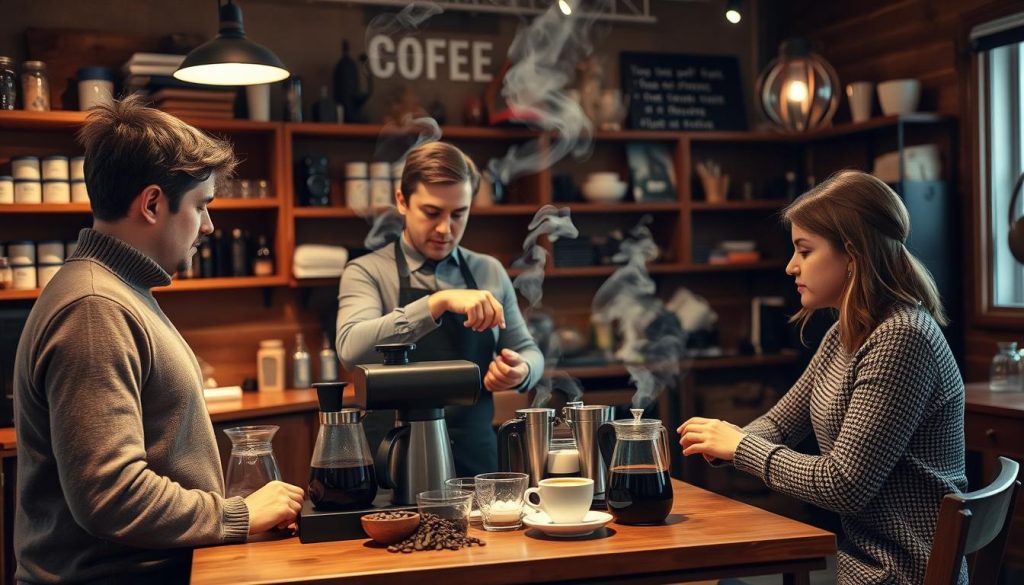 Barista-instruktør samarbeider med ulike aktører i kaffebransjen