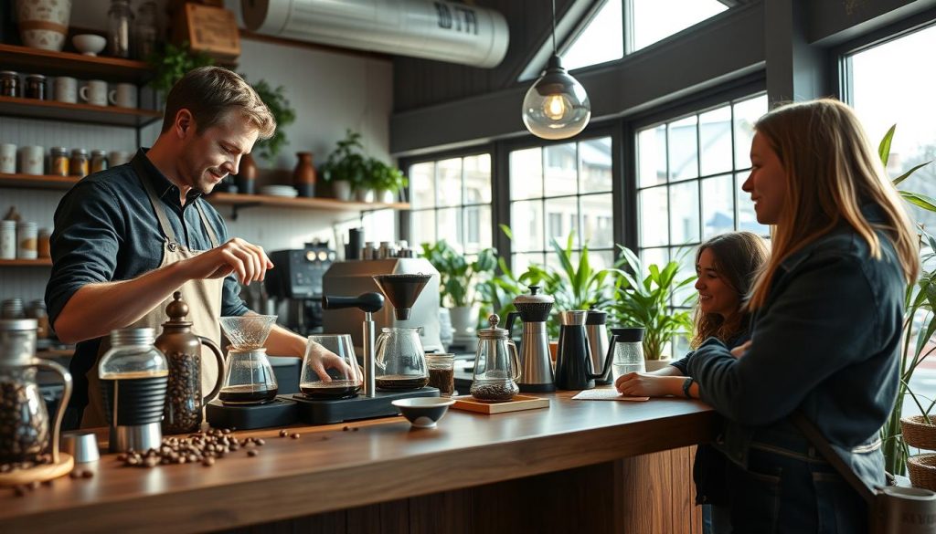 Baristakurs og kaffeopplæring