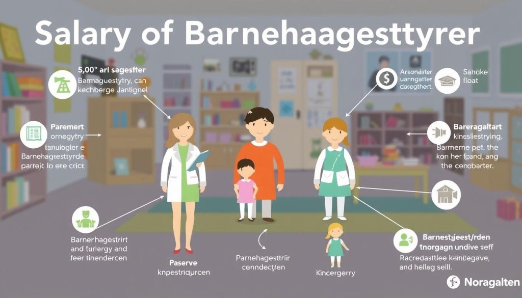 Barnehagestyrer lønn diagram