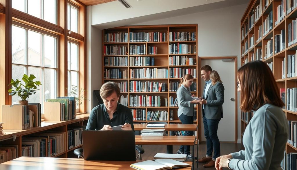 Bibliotekkonsulent i arbeid