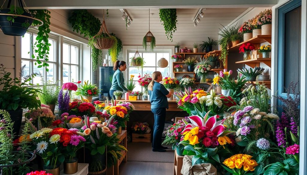 Blomsterdekoratør arbeidsmarked