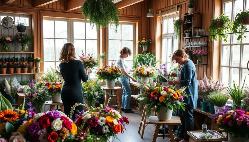 Blomsterdekoratør utdanning