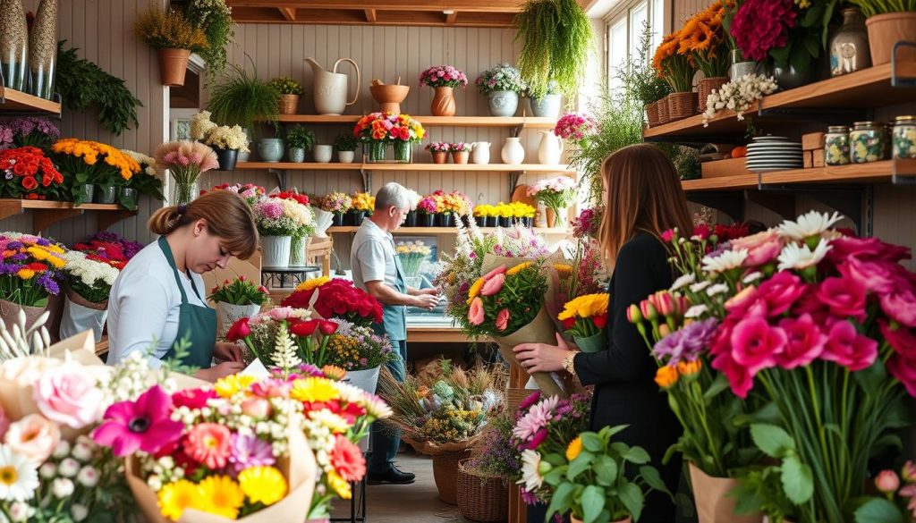 Blomsterleverandør arbeidsmarked