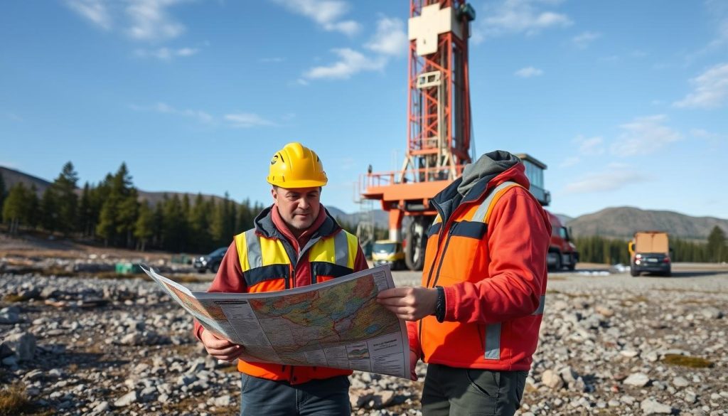 Brønnborer fastland lønnsnivå