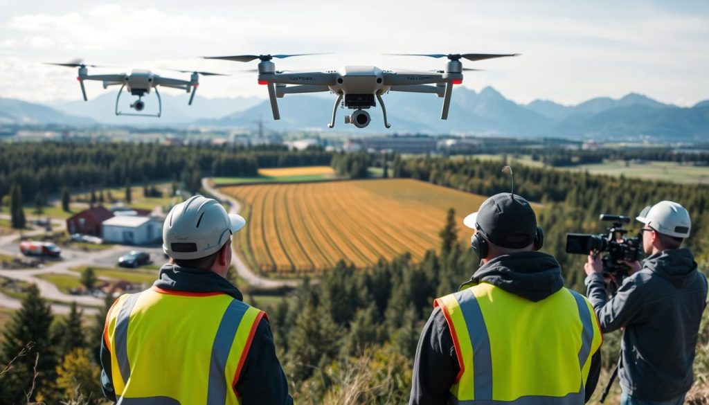 Droneoperasjoner i ulike bransjer