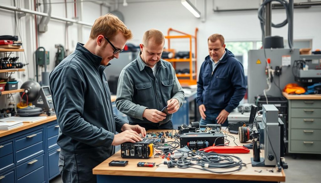 Elektroreparatør samarbeid