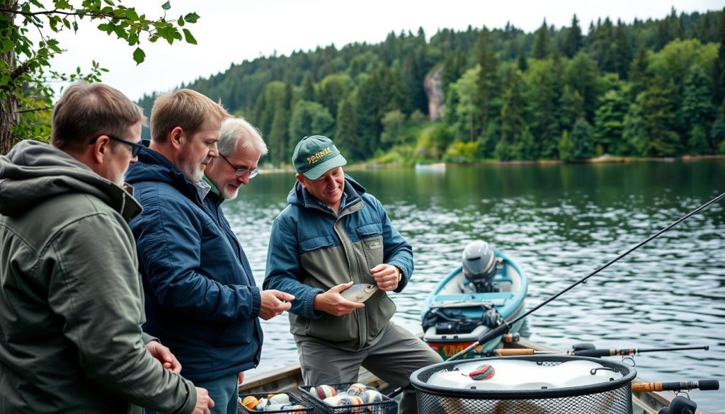 Fiskeguide samarbeid kolleger kunder