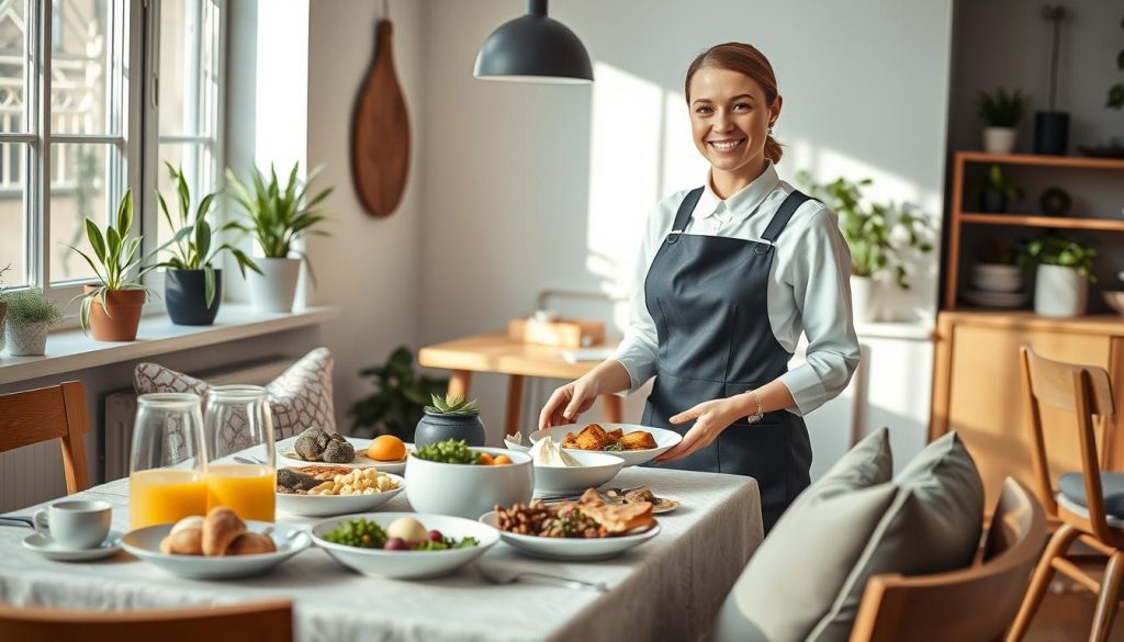 Frokostservitør lønn