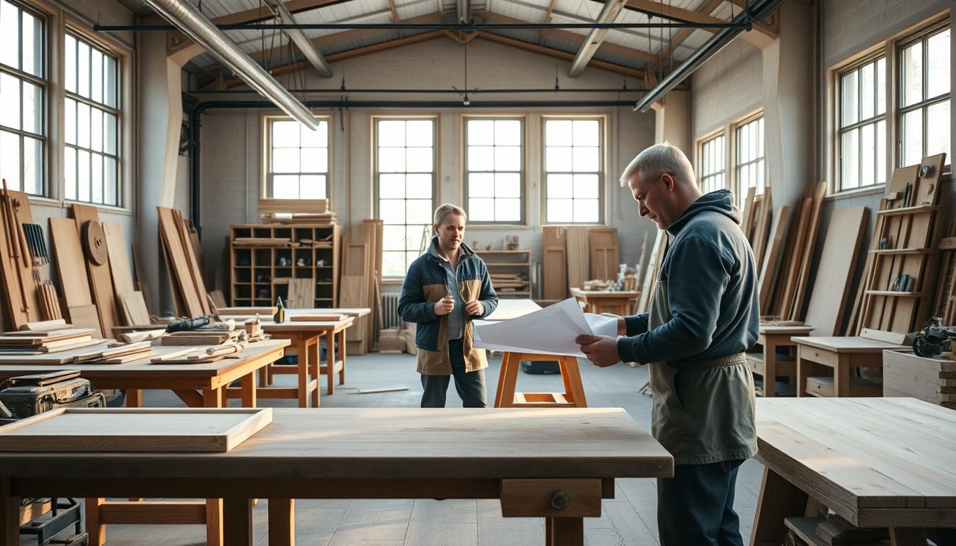 Industrisnekkar - avdeling innreiing