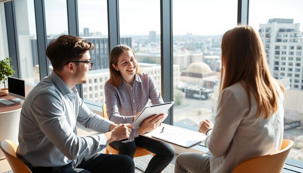 Kommersiell ledertrainee i arbeid