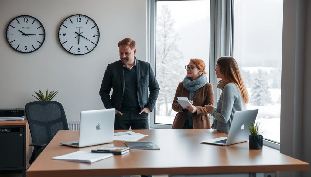 Konsulent i offentlig sektor arbeidstider