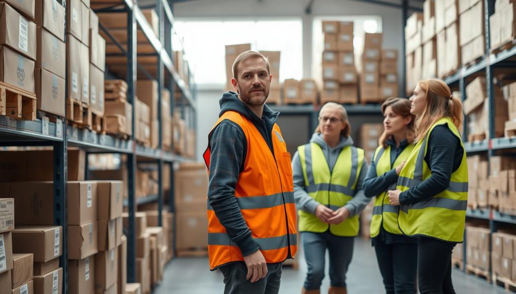 Lageransvarlig i arbeid