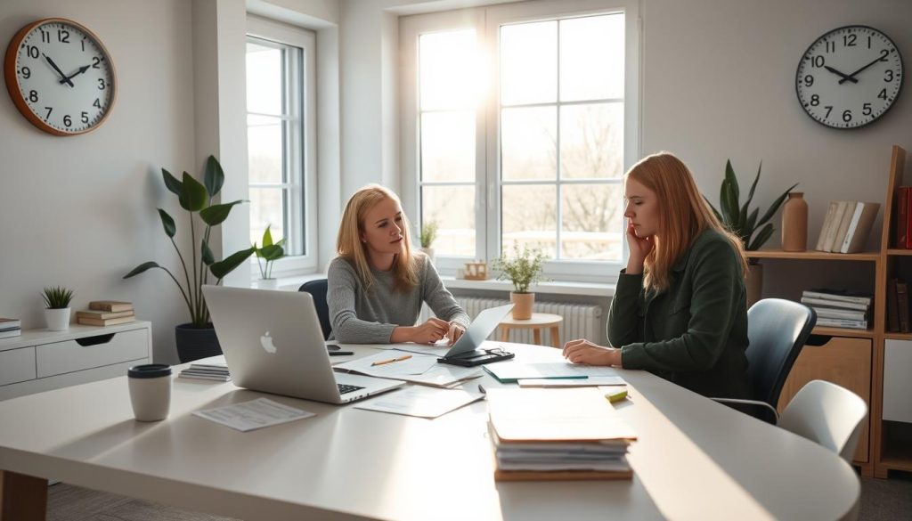 Lederassistent arbeidstid