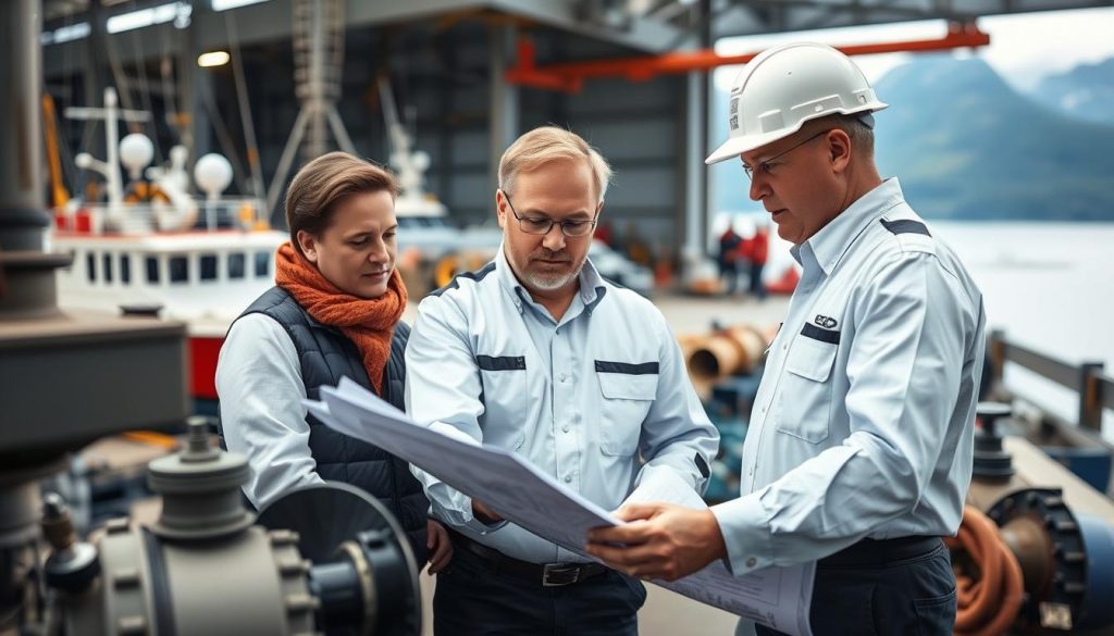 Marinteknisk ingeniør samarbeid