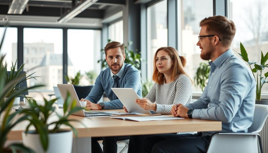 Medarbeider tilsyn på arbeid