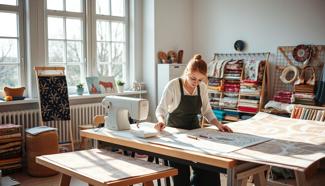 Mønstermakere for tekstil