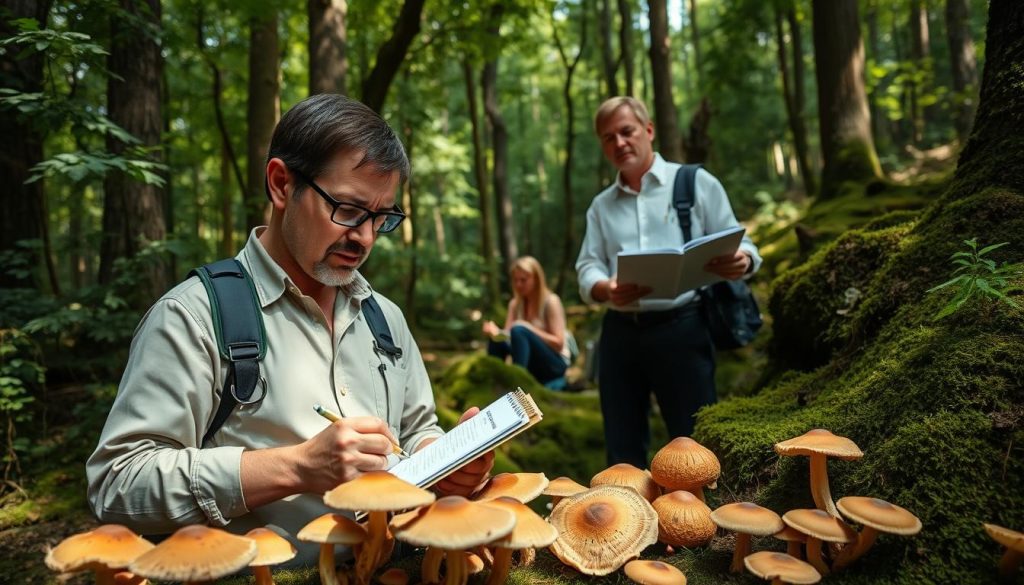 Mykologisk rådgiver i arbeid