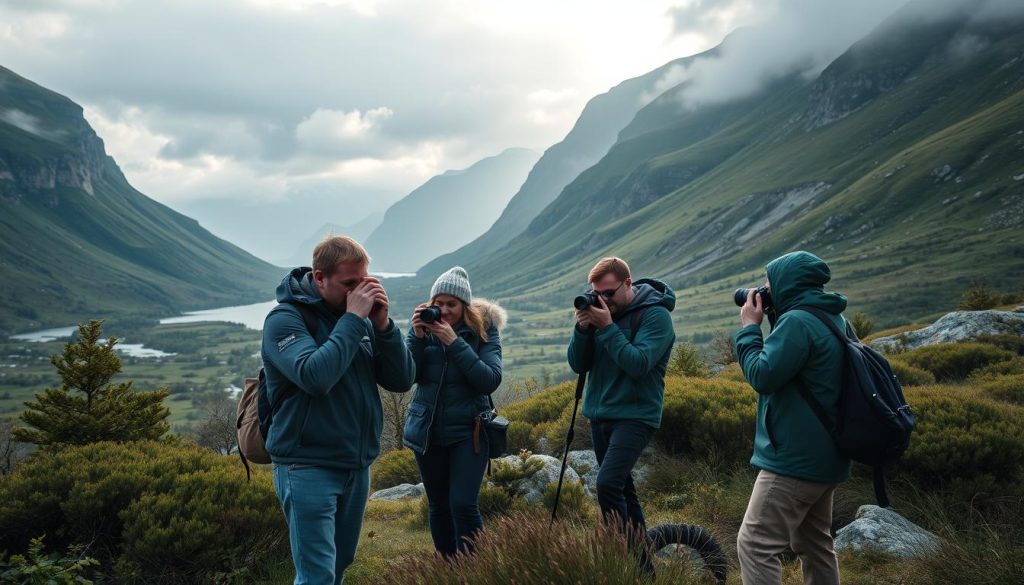 Naturfotografer arbeidsmiljø