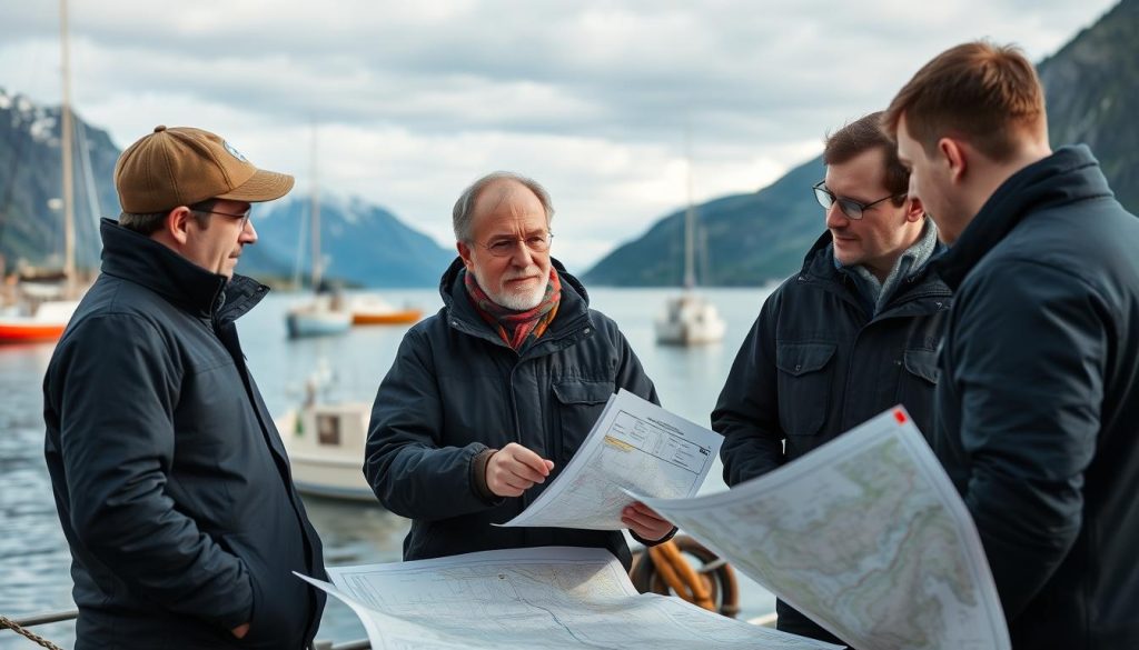 Navigatøren samarbeider