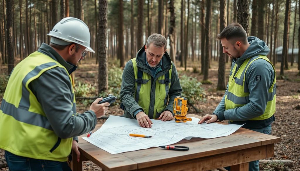 Oppmålingsingeniør samarbeid