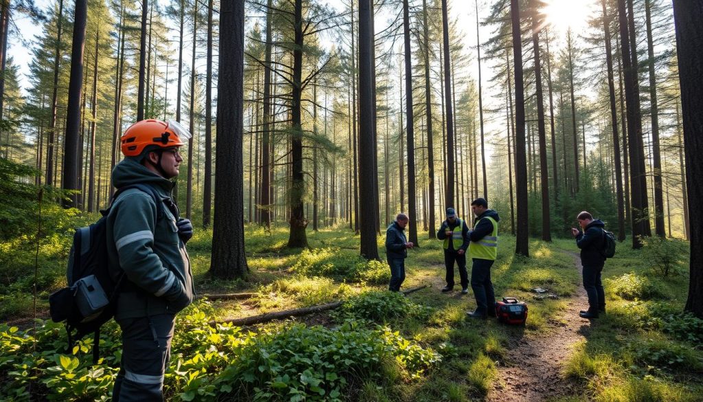 Oppsynsmann i arbeid