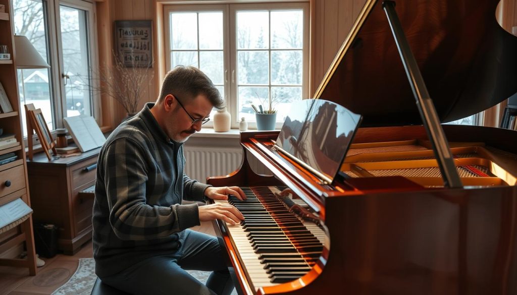 Pianostemmer i arbeid