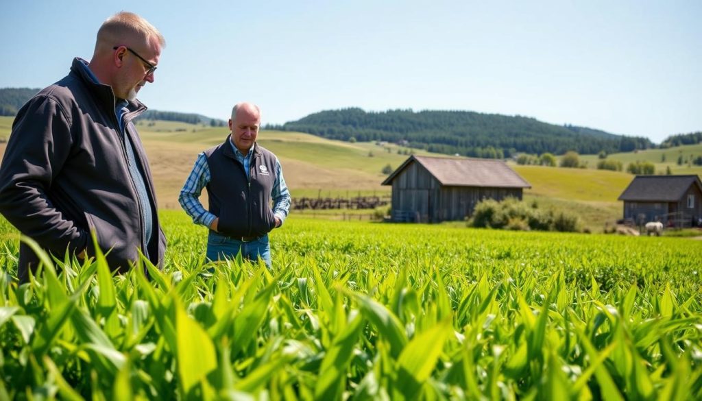 Rådgiver grovfôr på gård