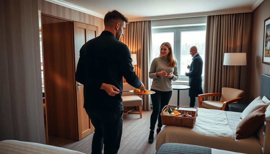 Roomservice-personale arbeidssteder