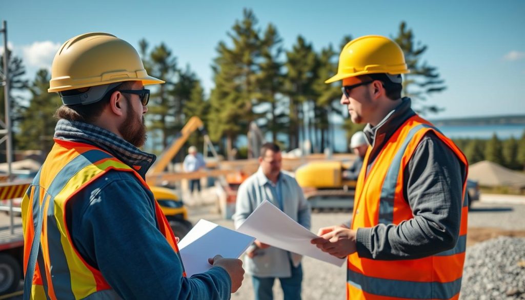 SHA-koordinator på arbeid