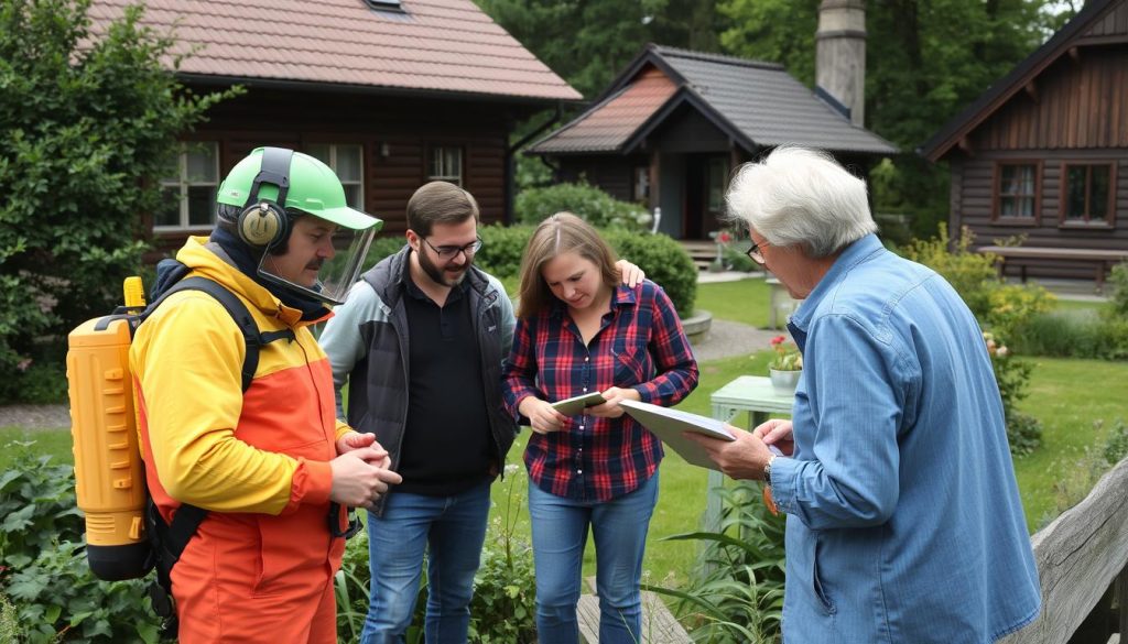 Skadedyrkontrollør samarbeid