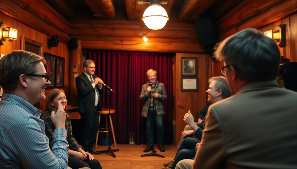 Stand-up komiker lønn