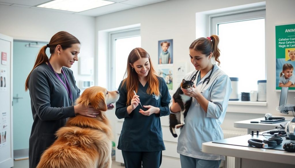 Tverrfaglig samarbeid i dyreklinikk