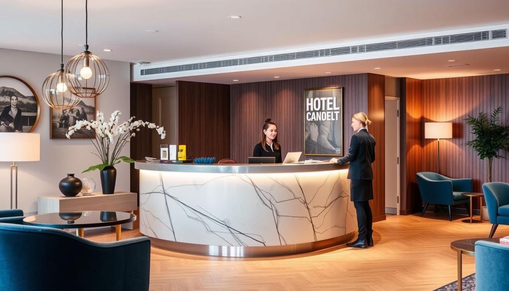 arbeidsmarked hotellresepsjonist