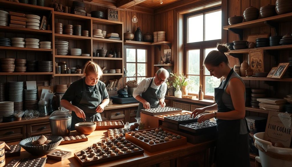 arbeidsmiljø Chocolatier