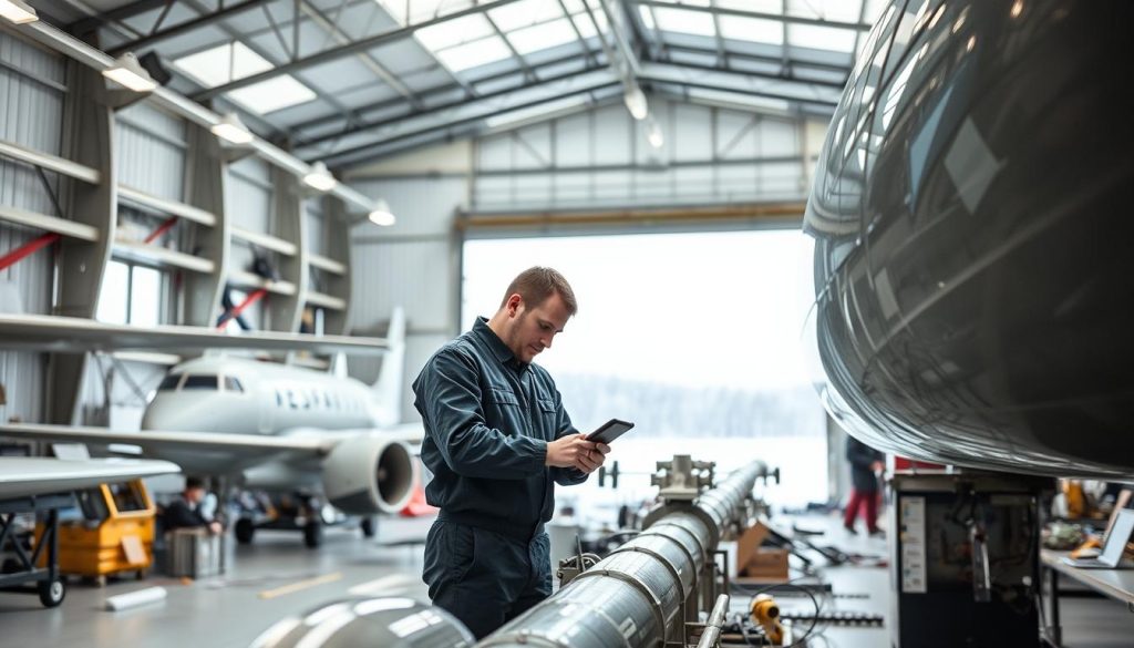 arbeidsmiljø Fagarbeider flystrukturmekaniker