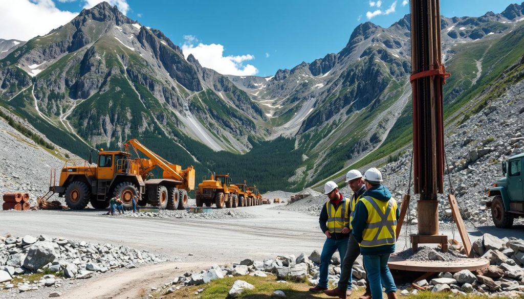 arbeidsmiljø i fjell- og bergverksarbeider sektoren