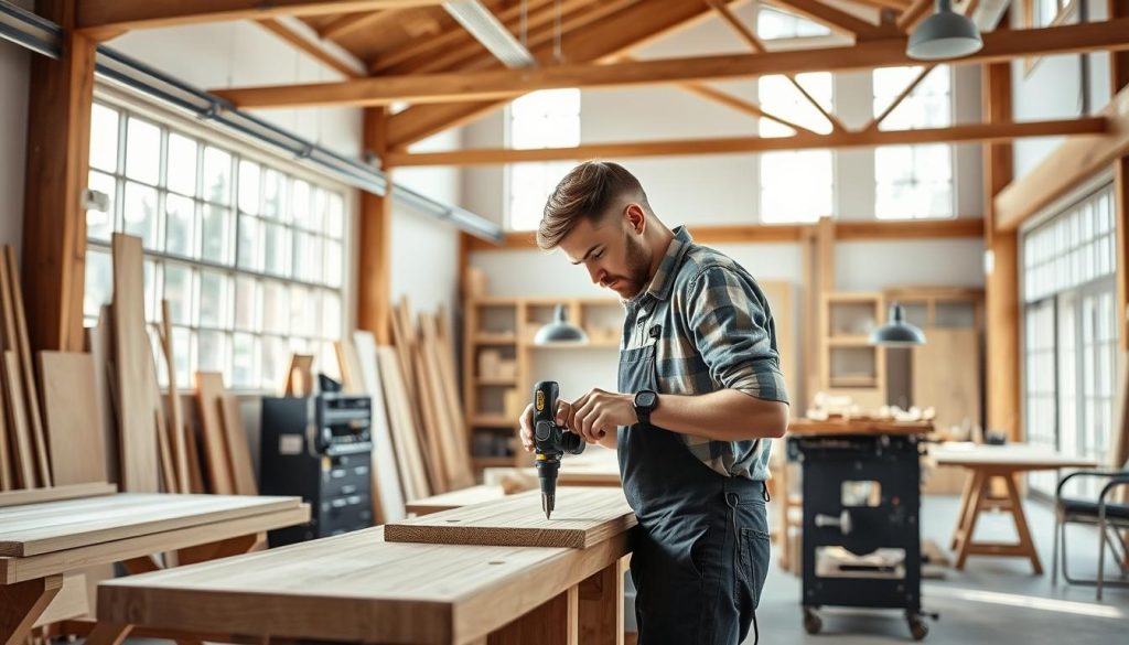 arbeidsoppgaver av Industrisnekkar - avdeling innreiing