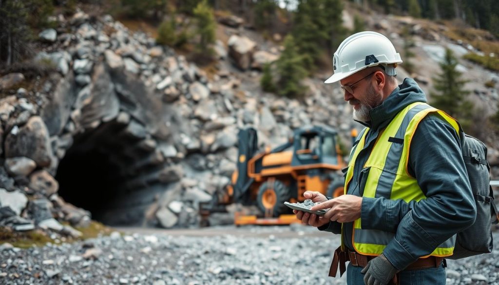 arbeidsoppgaver gruveingeniør