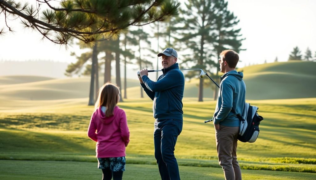 lønnen til golfinstruktør