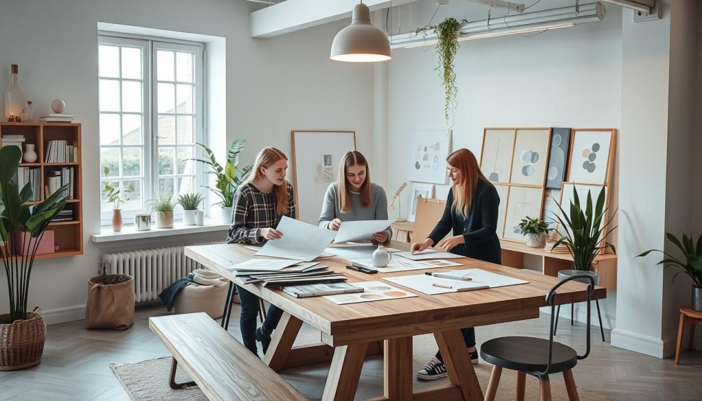 samarbeid i interiørdesign