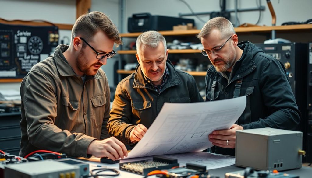 samarbeid mellom fagpersoner i elektrobransjen