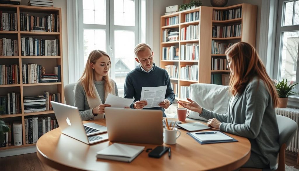 samarbeid mellom fagpersoner og Homeschooling-veileder