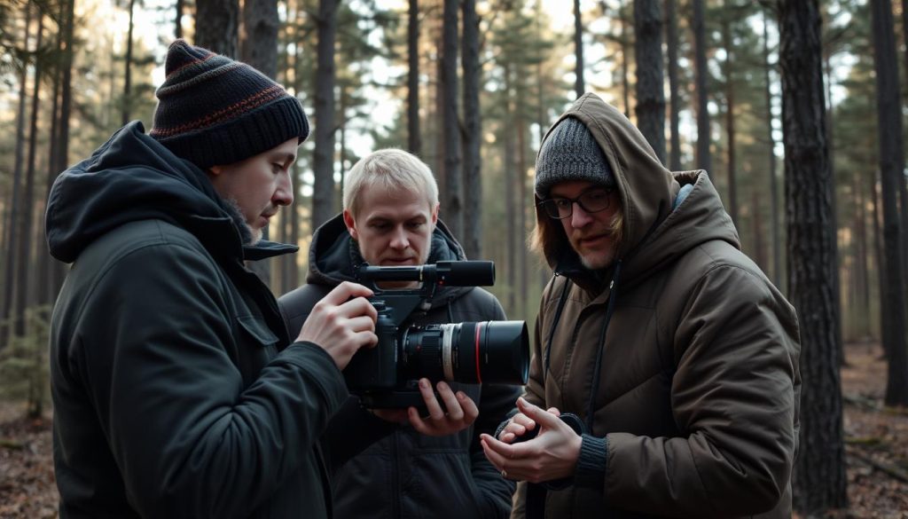 samarbeid mellom filmfotograf og fagpersoner i film