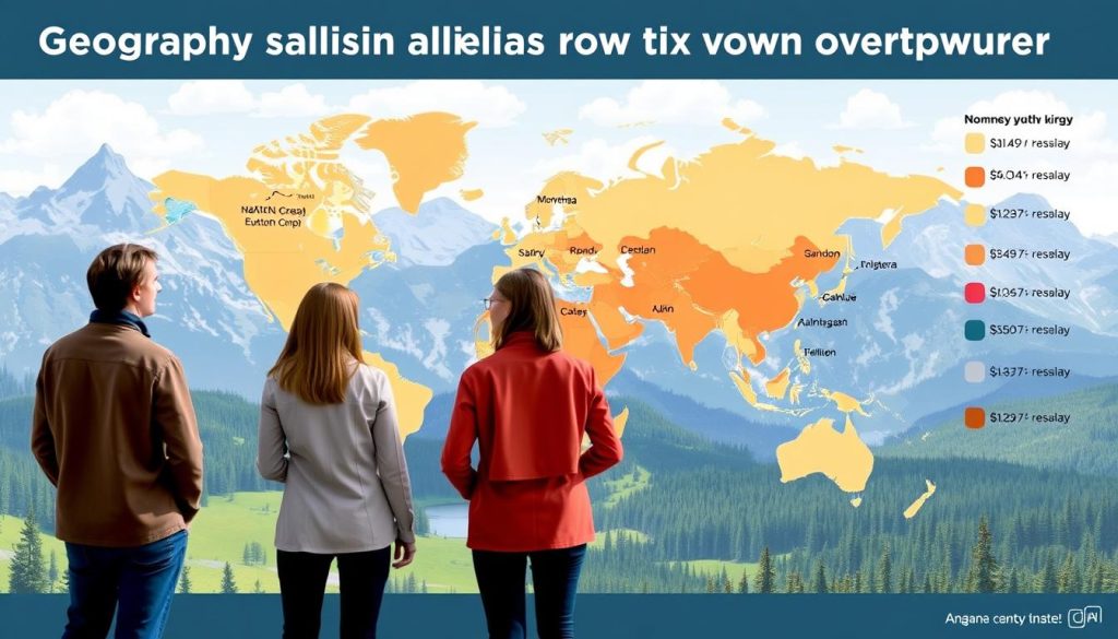 Geografisk lønnsoversikt for barn og ungdomsarbeidere